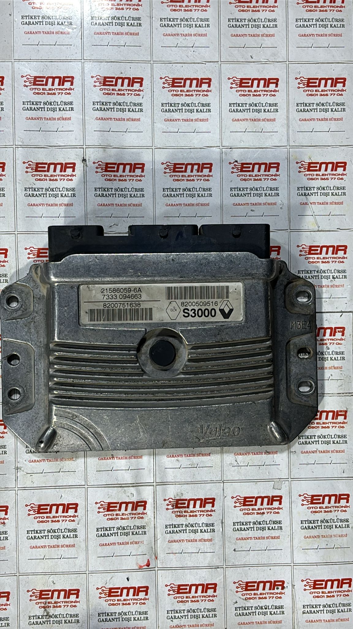 RENAULT MEGANE 1.4 MOTOR BEYNİ 8200509516 S3000